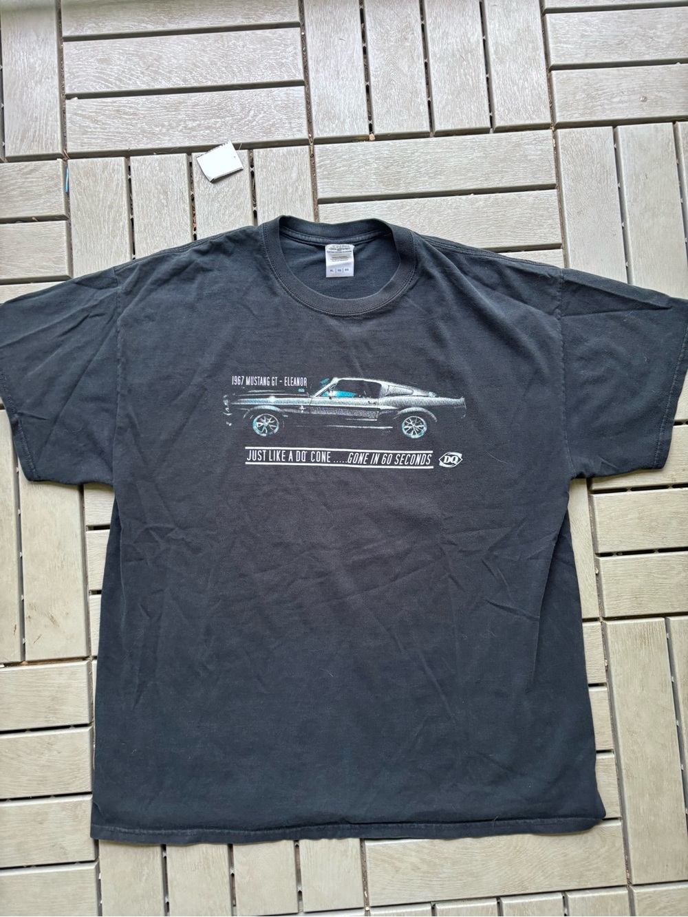 Gildan Black Short Sleeve Graphic Muscle Car Tee